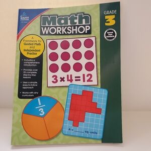 Math Workshop Grade 3 Workbook New/unused
